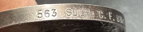 Boer War - QSA Medal Awarded To: 563 SDLR: CF. BURTON W. PROV. M.R.               No.6