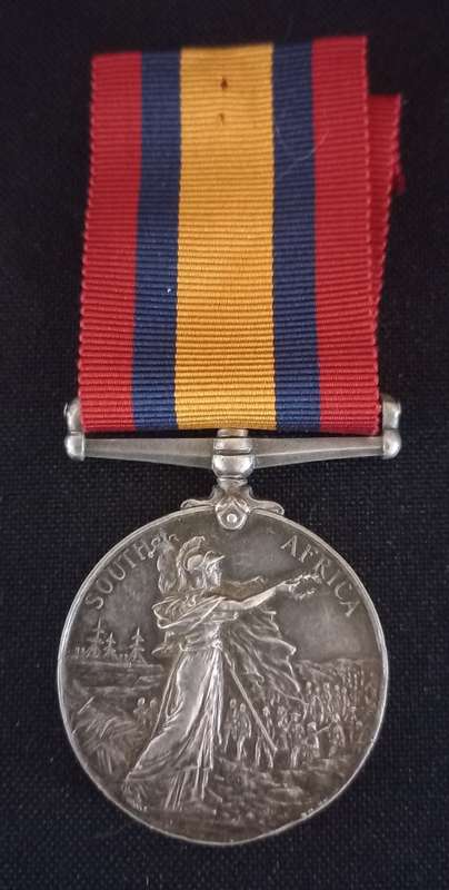 Boer War -  QSA Medal Awarded To:  ----BETULIE T.G. ( Number unclear and  Name Removed )     No.8