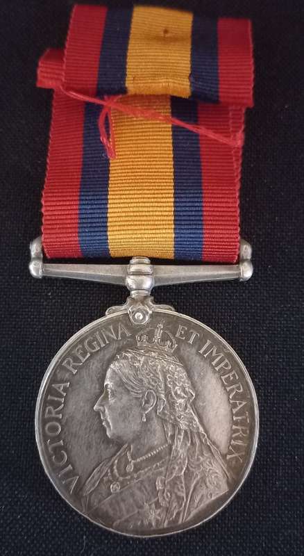 Boer War -  QSA Medal Awarded To:  ----BETULIE T.G. ( Number unclear and  Name Removed )     No.8