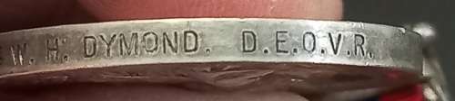 Boer War -  QSA Medal Awarded To: 195 PTE. W.H. DYMOND D.E.O.V.R.                  No.10