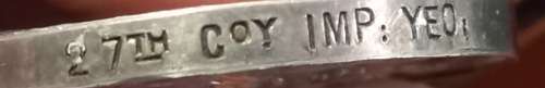 Boer War -  QSA Medal Awarded To:  21154 TPR. W. DEAN 27TH COY IMP. YEO + U.D.F Medal        No.12