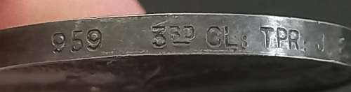 Boer War -  QSA Medal Awarded To: 959 3RD CL: TPR. J.E. RENTON S.A.C.                N0.13