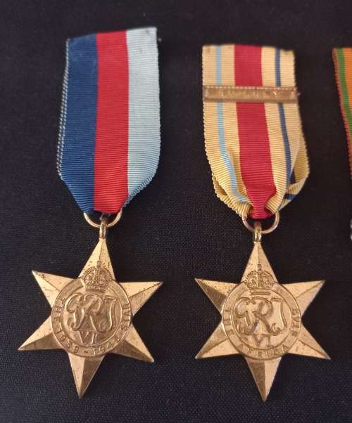 WW2 Medal Group Awarded To: 43506 B.J.A. VENTER With 8th Army Bar               No.3