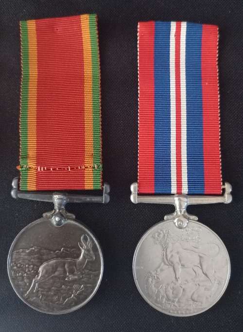 WW2 Medal Group Awarded To: 43506 B.J.A. VENTER With 8th Army Bar               No.3