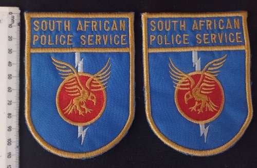 South African Police Service Embroidered  Badges                      V14
