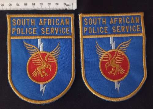South African Police Service Embroidered  Badges                      V14