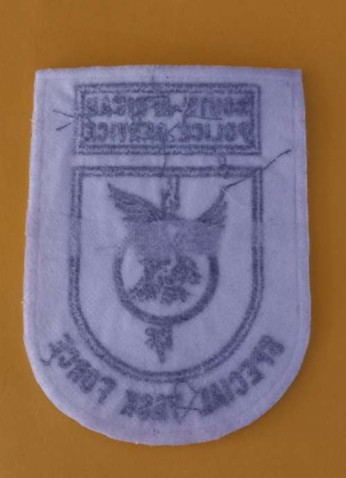 South African Police Service Special Task Force Embroidered Badge             V27