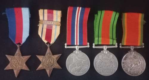 WW2 Medal Group Awarded To: 42456 SGT. W.J. SAYER                      No.11