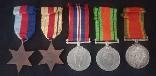 WW2 Medal Group Awarded To: 42456 SGT. W.J. SAYER                      No.11