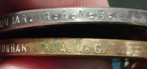 WW1 Medal Trio Awarded To: PTE J. DUNBAR R.A.M.C                   No.17