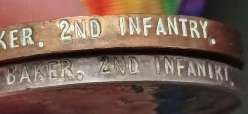 WW1 Medal Trio Awarded To: PTE. C.W. BAKER 2ND INFANTRY                  No.18