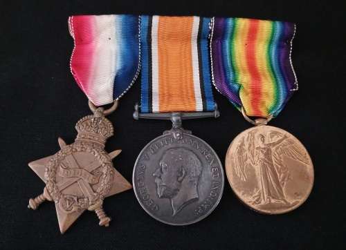 WW1 Medal Trio Awarded To: 2499 PTE. R.T. ALDERMAN 16-LOND.R.                        No.20