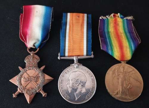 WW1 Medal Trio Awarded To: PTE. D. CRAIG 10TH INFANTRY                                No.22