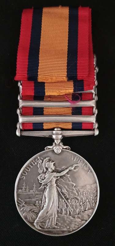 Boer War -  QSA Medal Awarded To:  12633. DR V. MACHUGH. A.S.C.         No.15