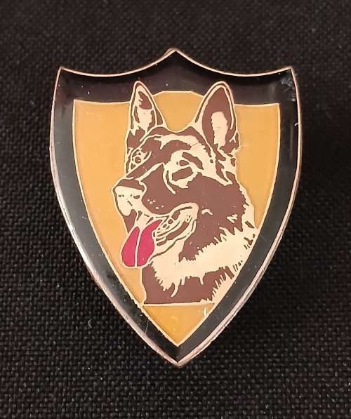 Private Security Coy. Dog Unit Pocket Flash  ( All Pins Intact )                      V51