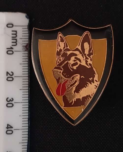 Private Security Coy. Dog Unit Pocket Flash  ( All Pins Intact )                      V51