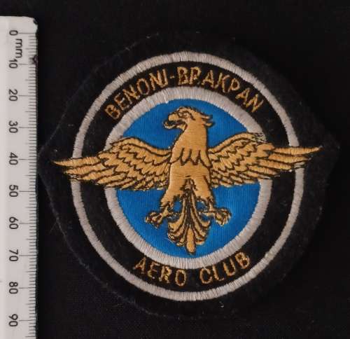Benoni - Brakpan AERO CLUB Embroidered Badge             V55