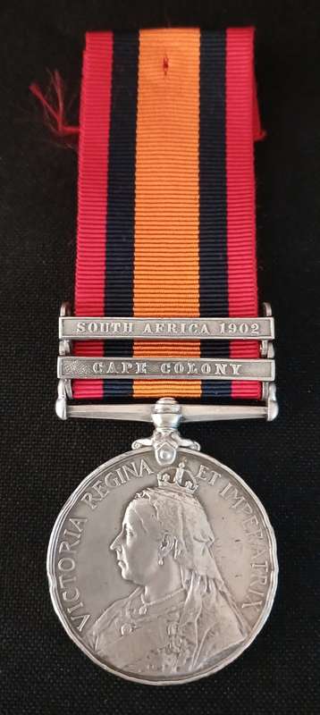 Boer War -  QSA Medal Awarded To:  153 PTE S. FORDE. R.A.M.C.                   No.22