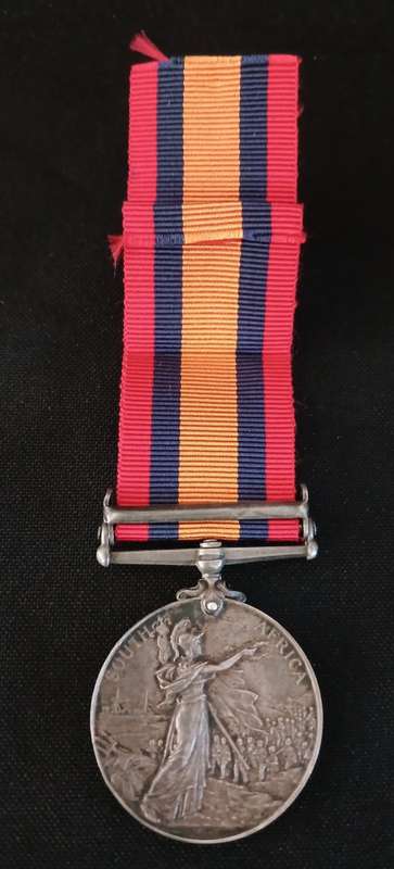 Boer War -  QSA Medal Awarded To:  ORDERLY C. BAXTER. IMP: HOSP. CORPS.      No.23
