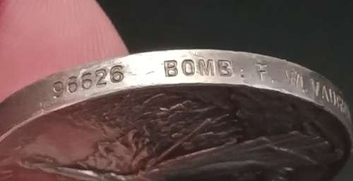Boer War -  QSA Medal Awarded To: 96626 BOMB. F.W. VAUGHAN, 10TH COY W.D. , R.G.A.   No.24