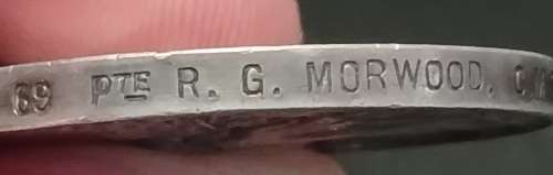 Boer War -  QSA Medal Awarded To: 69 PTE R.G. MORWOOD. C.M.S.C.    No.26