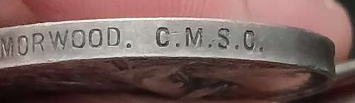 Boer War -  QSA Medal Awarded To: 69 PTE R.G. MORWOOD. C.M.S.C.    No.26