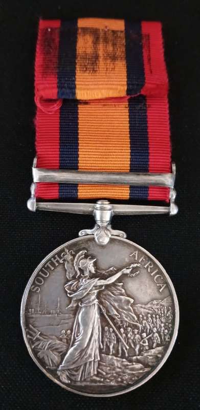 Boer War -  QSA Medal Awarded To:  1429 TPR: R. WOOD. IMP: LT HORSE           No.28