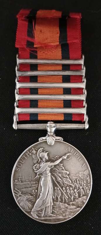 Boer War -  QSA Medal Awarded To:  23127 FAR: SERJT: J. HARDIE. 78TH COY IMP: YEO:     No.29