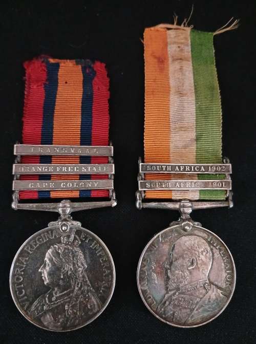 Boer War QSA & KSA Awarded To 4909 PTE W. SMITH , 2: RL: BERKS: REGT    No.30