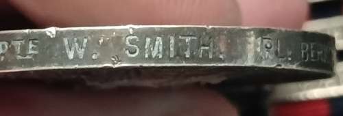 Boer War QSA & KSA Awarded To 4909 PTE W. SMITH , 2: RL: BERKS: REGT    No.30