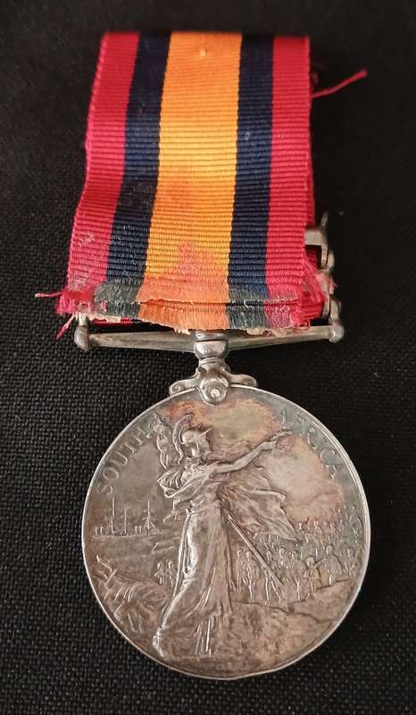 Boer War -  QSA Medal Awarded To: 4954 PTE H. BRETT. LINCOLN: REGT        No.39