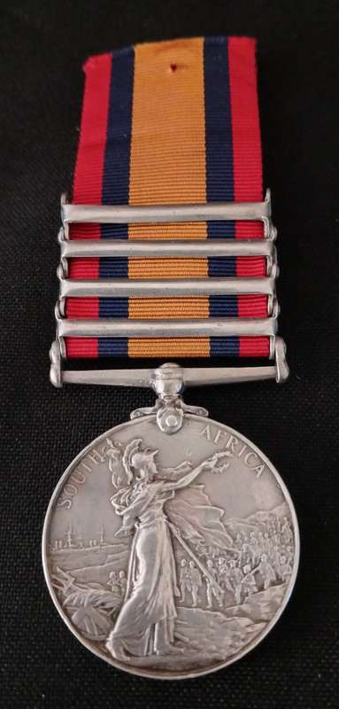 Boer War -  QSA Medal Awarded To: 5732 PTE E. J. REYNARD, 2ND D OF C. LT INFY   No.40
