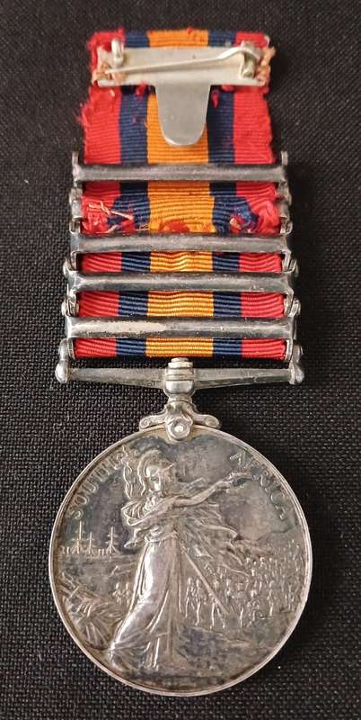 Boer War -  QSA Medal Awarded To:  1091 3RD CL TPR: G. ROSS. S.A.C.        No.41