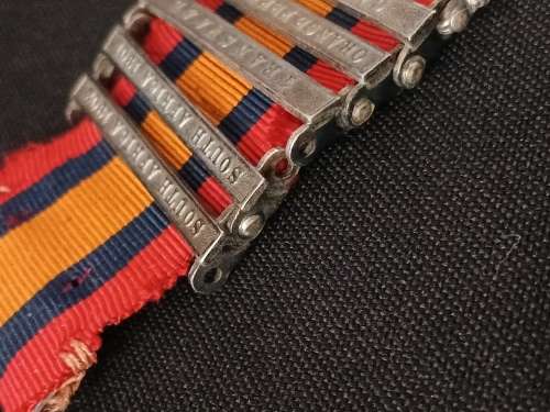 Boer War -  QSA Medal Awarded To:  1091 3RD CL TPR: G. ROSS. S.A.C.        No.41