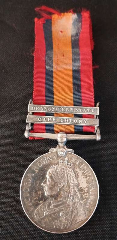 Boer War -  QSA Medal Awarded To:  26898 , TPR. J. FAIRHURST, P.W.L.H.      No.43
