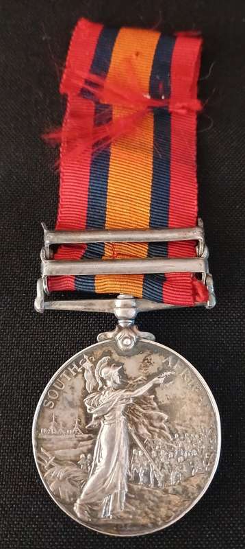 Boer War -  QSA Medal Awarded To:  26898 , TPR. J. FAIRHURST, P.W.L.H.      No.43