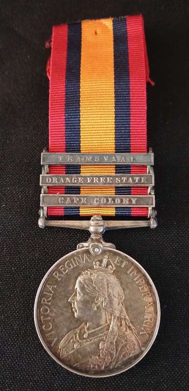 Boer War -  QSA Medal Awarded To: 16040 DVR: W.D. STOCK. A.S.C.     No.44