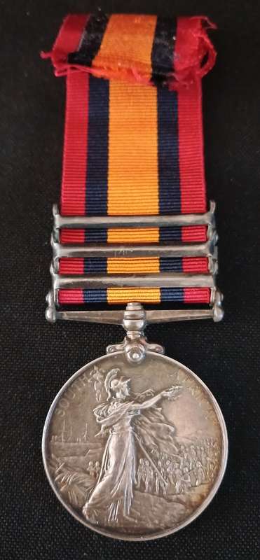 Boer War -  QSA Medal Awarded To: 16040 DVR: W.D. STOCK. A.S.C.     No.44