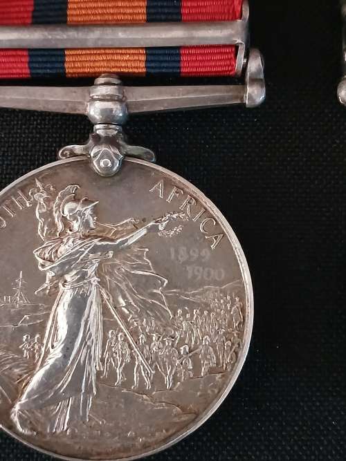 Boer War QSA ( With Ghost Date ) & KSA Awarded To:  11785 PTE G. PIPE, R.A.M.C.    No.45