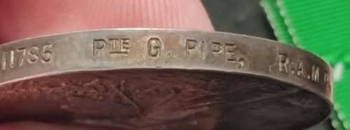 Boer War QSA ( With Ghost Date ) & KSA Awarded To:  11785 PTE G. PIPE, R.A.M.C.    No.45