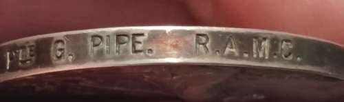 Boer War QSA ( With Ghost Date ) & KSA Awarded To:  11785 PTE G. PIPE, R.A.M.C.    No.45