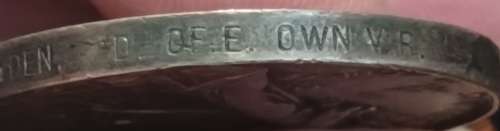 Boer War / WW1  QSA & British War Medal To: 1483 PTE H.N.DRYDEN. D. OF E. OWN V.R.   No.46