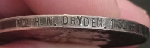 Boer War / WW1  QSA & British War Medal To: 1483 PTE H.N.DRYDEN. D. OF E. OWN V.R.   No.46