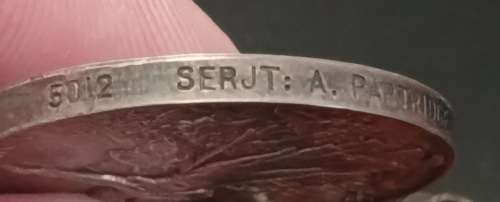 Boer War QSA ( Ghost Date ) & KSA  Awarded To: 5012 CORL A.C. PERTRIDGE, W. RIDING REGT     No.47