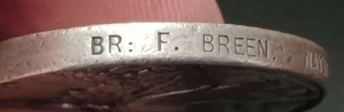 Boer War -  QSA Medal Awarded To: BR.: F. BREEN. NATAL VOL: AMB: C.      No.49