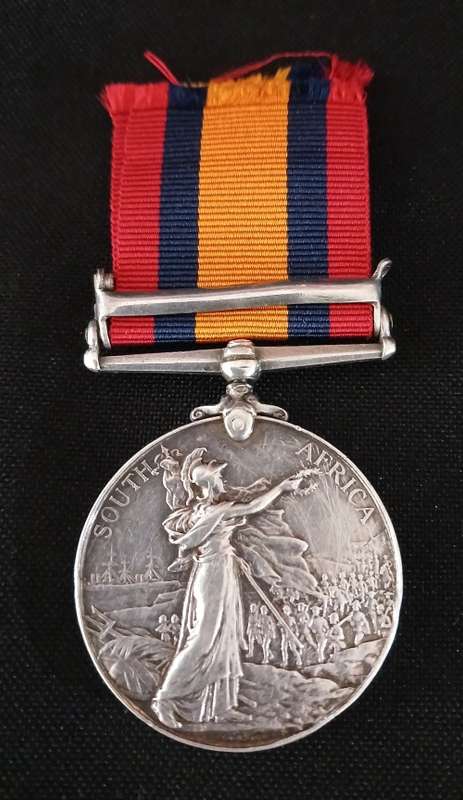 Boer War -  QSA Medal Awarded To: 1509 SERJT: F. FRENCH. S.A. LT HORSE.    No.53