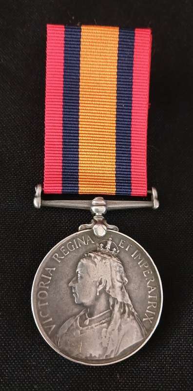 Boer War -  QSA Medal Awarded To: MR. J. DU TOIT. IMP: MIL: RLY:      No.54