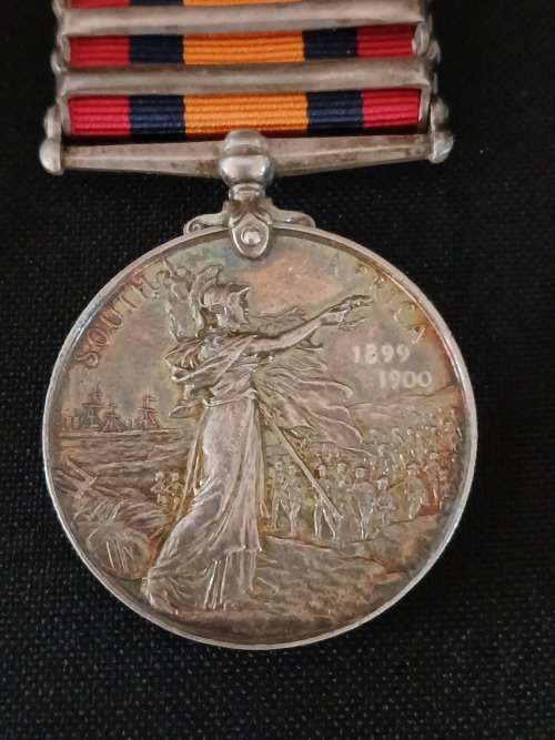 Boer War -  QSA ( Ghost Date ) Medal Awarded To: 2425 PTET. LEAR, 1ST SUFFOLK REGT    No.56