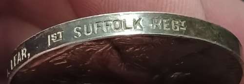 Boer War -  QSA ( Ghost Date ) Medal Awarded To: 2425 PTET. LEAR, 1ST SUFFOLK REGT    No.56