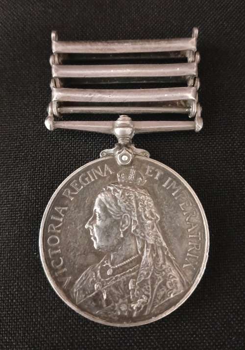 Boer War -  QSA Medal Awarded To:  202 PTE C.D. HUMPHREYS. C.M.S.C     No.63